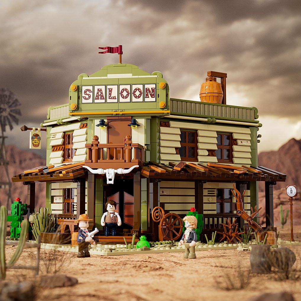 Western-Saloon Lighting Set