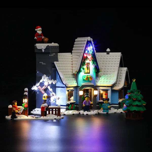 BriksMax Light Kit For Santa’s Visit 10293(Easy-to-install)