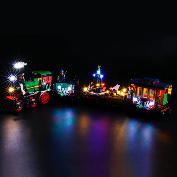 BriksMax Light Kit For Winter Holiday Train 10254