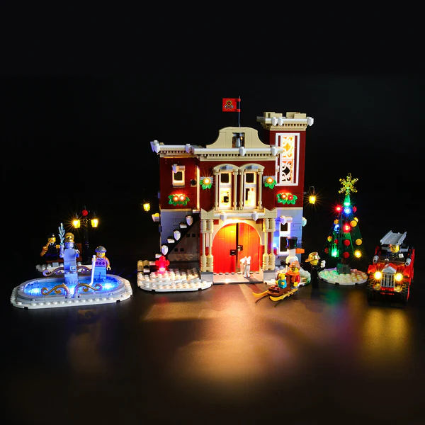 Lightailing Light Kit For Winter Village Fire Station 10263