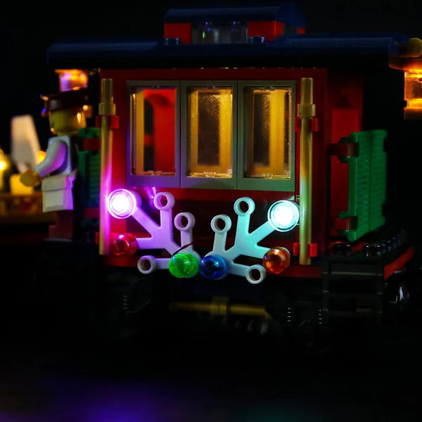 BriksMax Light Kit For Winter Holiday Train 10254