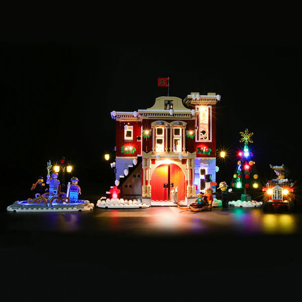 Lightailing Light Kit For Winter Village Fire Station 10263